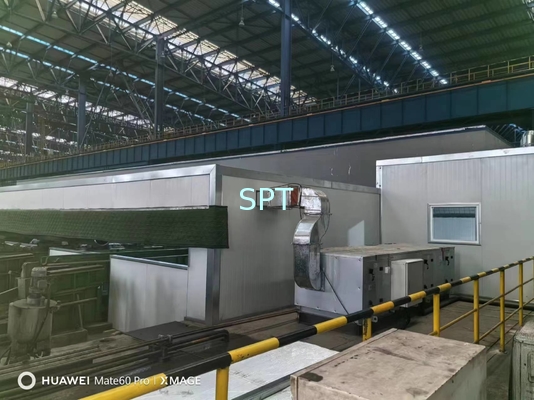 Pipe Coating Line with Induction Heating PLC Control Water Cooling Technology